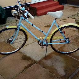 for sale three speed bike had full respray but got few marks due to sitting in my shed but still nice for a old bike sturmey and archer lights looking £35 well worth it collection from lakenham norwich