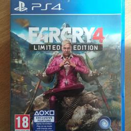 Verkaufe Far Cry 4 Limited Edition für Playstation 4. Die CD ist kratzfrei und funktioniert einwandfrei.