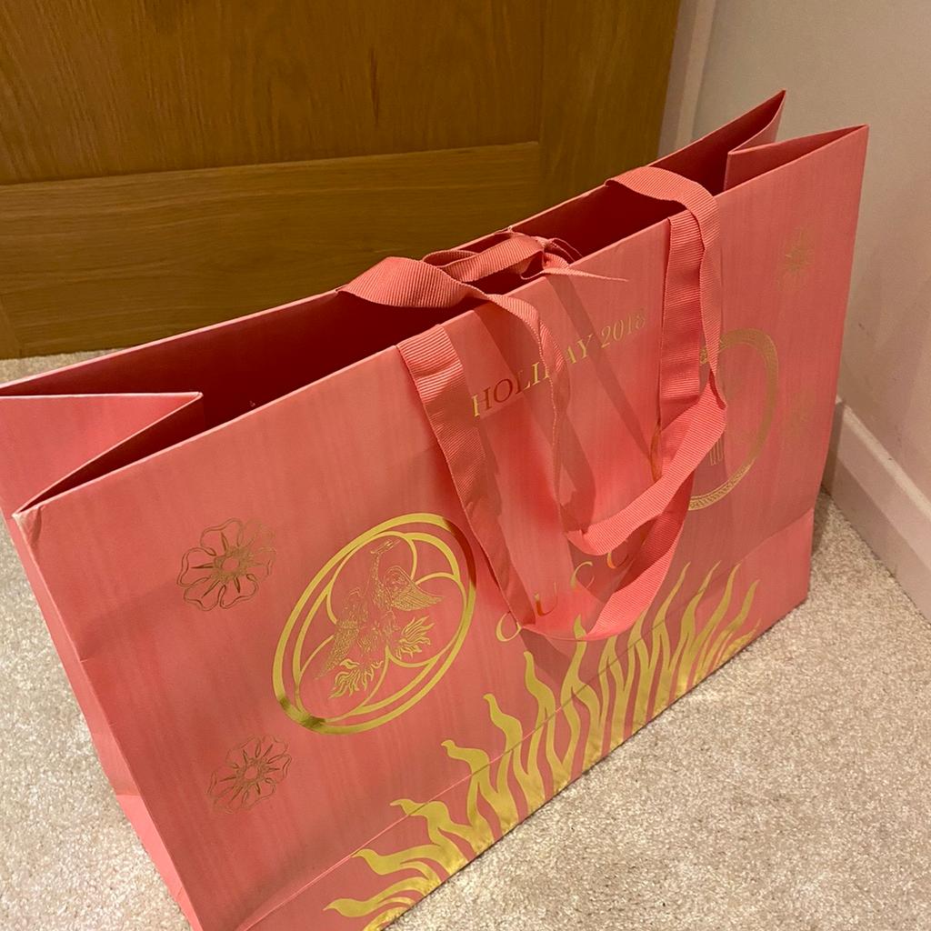 Gucci paper bag on sale 2019