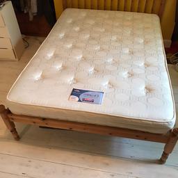 Double bed with mattress 
Good condition