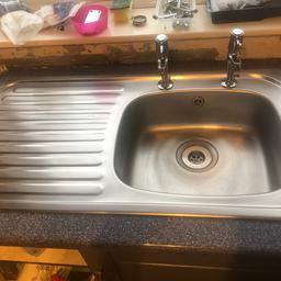As above good condition with taps that are about 9 months old. Selling due to new kitchen

90cm x50cm
