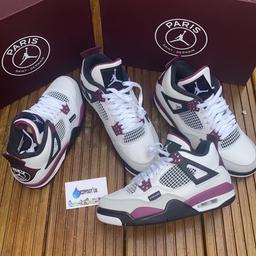 AIR JORDAN 4 RETRO PSG

SIZE UK 8

100% AUTHENTIC NIKE PRODUCT 

BRAND NEW BOX IS GOOD CONDITION 

CAN SHOW RECEIPTS IF NEEDED 

POSTAGE IS SEPARATE FROM PRICE