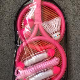 Brand new with tags 

Pink kids sports set includes 2 bats, shuttlecock & skipping rope 

From smoke and pet free home 

Collection from LS10 4AH or can arrange to post at purchasers own cost

Please note I do not use PayPal or Shpock wallet sorry