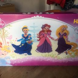 Bnib Disney Princess Hama Beads - 7911 Set. Box is slightly scuffed from storage but does not affect use at all. 6000 beads included within  the box and 3 boards to help set your design. From a smoke free home, can be posted for an additional cost