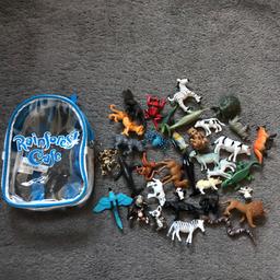 Small plastic animals in a bag 

Mix of farm & jungle, collected from rainforest cafe in Florida & other places 

Excellent condition 

From smoke & pet free home 

Collection from LS10 4AH or can arrange to post at purchasers own cost 

Sorry I do not use PayPal or Shpock wallet