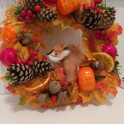 Autumn wreath approximately 12"