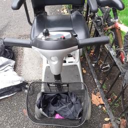 my daughter has had this for 5 week due to a broken ankle .now she able to walk and whated to sell .has battery rain cover and keys working well no problems with it pick up only se11