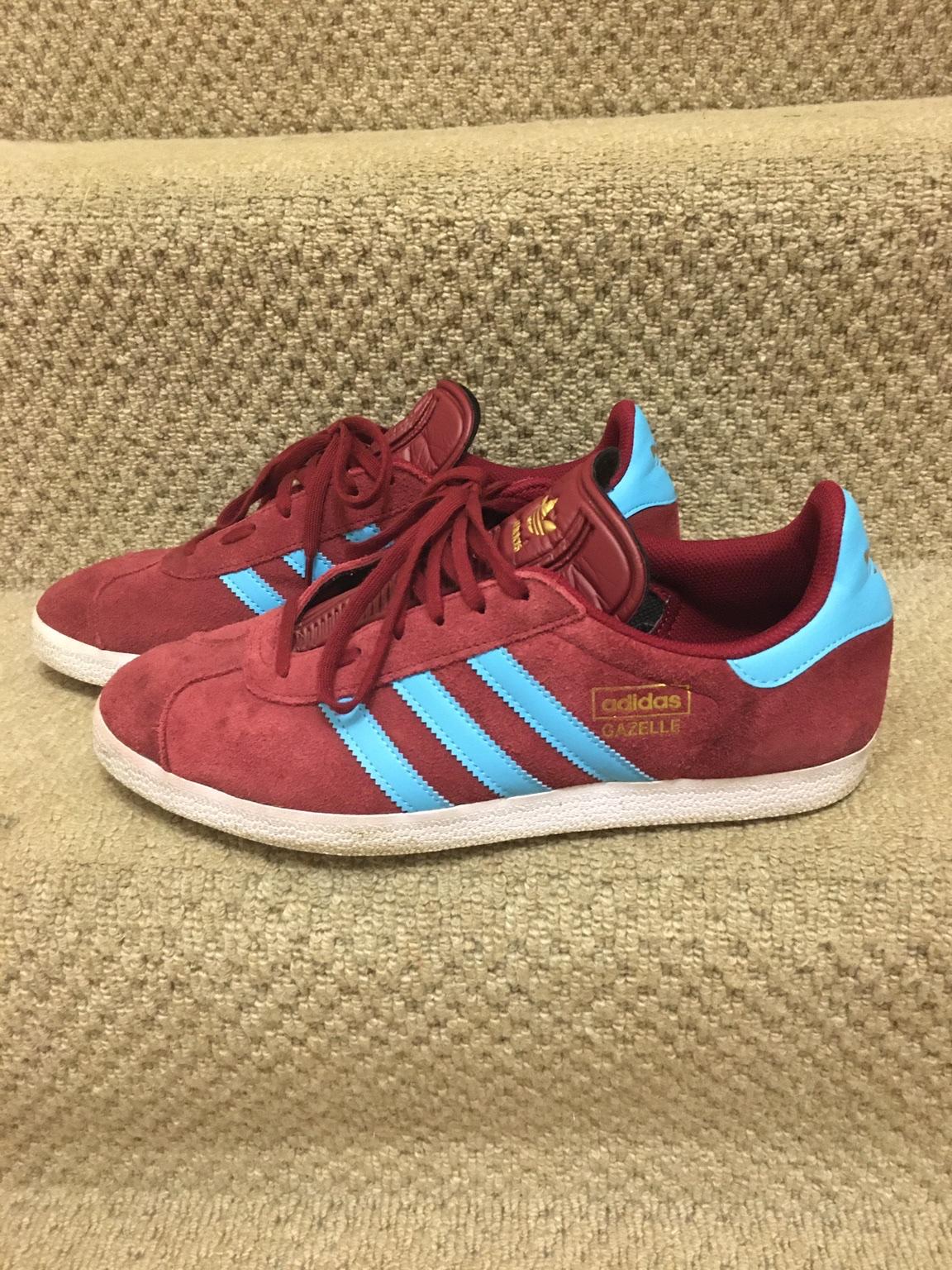 Adidas Gazelles — claret and blue colour in BB12 Burnley for £45.00 for ...