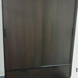SIMILAR as picture listed - This was dismantled without photo taken and possible odd screws has since been misplaced, which could easily be replaced from Ikea for free.  This wardrobe is used with odd signs of marks, but nothing that would affect the design or use..  

Size approx 81 x 120

SOLD AS SEEN 