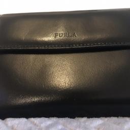 Great condition Furla black leather purse/wallet.