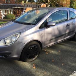 🔸Vauxhall corsa
🔸1.0 litre petrol outstanding on fuel ⛽️
🔸Mot till next year March 21
🔸Mileage- 13500 will rise as in daily use
🔸Dent in the passenger side as shown is pictures
🔸Good clean condition
🔸Great for your first car
🔸Cheap tax and insurance
car has full log book 1 key , drives superb🔸
