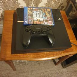 very good condition ps4 with 1 control and 2 games.