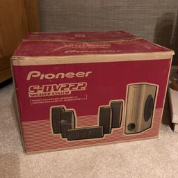 Pioneer S-DV222 Speaker System Home Cinema Theatre Surround Sound Brand New