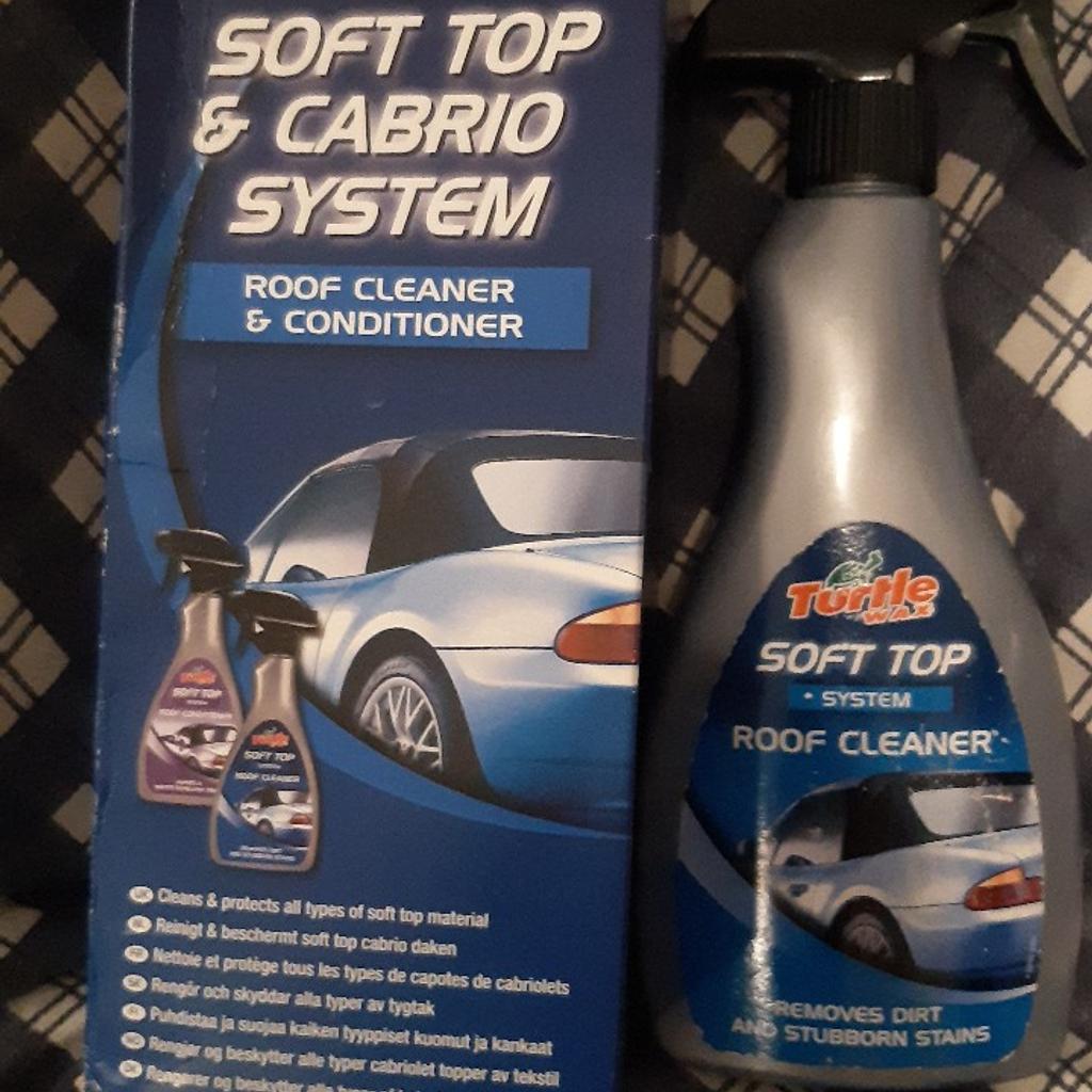 car soft top and cabrio clean and restore kit in DA14 Bexley for £8.00