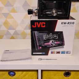 JVC, KW-R510 CAR STEREO. BLACK. VARIABLE COLOUR ILLUMINATION, USB/AUX, DIGITAL TRACK EXPANDER, DIGITAL PROCESSING TUNER WITH CLEAR SOUND, BRIGHTNESS CONTROL, ALL MANUALS INCLUDED.
EXCELLENT CONDITION
DOES NOT INCLUDE POST OR DELIVERY IN PRICE
FROM A PET AND SMOKE FREE HOME
PLEASE SEE OTHER LISTINGS