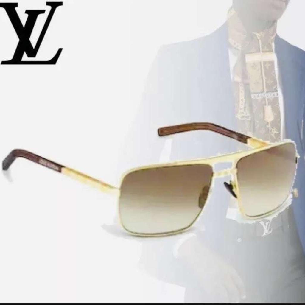 MENS LOUIS VUITTON Sunglasses Gold ATTITUDE Z0259U £295.00 - PicClick UK
