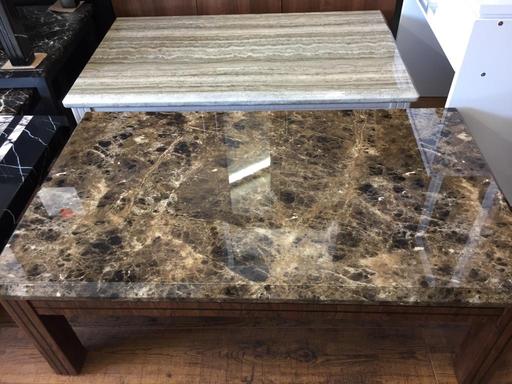 Buy & Sell West Yorkshire Bradford - Photos for Brown marble effect coffee table