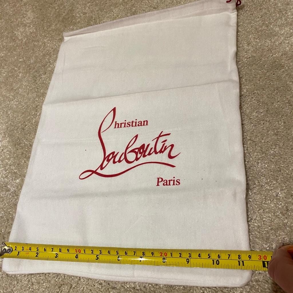 Louboutin dust bag hot sale for sale