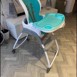 6 in 1 high chair. My daughter loved it and found it so comfortable but unfortunately it’s a bit too big for our very small kitchenette.

It’s a booster seat as well and you can also have the chair and tray on the floor for when they have a snack in front of the tv.

Great chair and excellent condition! Bought for approx 60GBP
