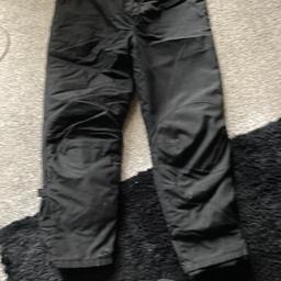 Buffalo textile motorcycle trousers with armour size large bargin £5