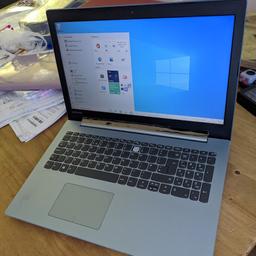 Lenovo Ideapad 320-15AST
15.6" display screen
AMD A9 -9th Gen 3.0GHz Graphics: AMD Radeon R5
4GB DDR4 SDRAM and 750GB HDD Storage
Windows 10
Microsoft Office 365
McAfee Antivirus Protection included
charger included

Condition: Laptop works perfectly being a 2019 model but is pre-owned, the lower cover is glued and one button missing on keyboard all keyboard works perfect that's it. please see pictures