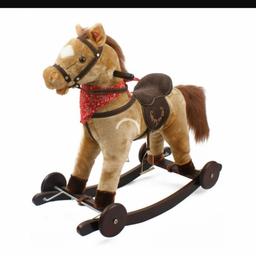 è possibile anche usarlo con le rotelle
toccando le orecchie si sente il cavallo nitrire o galoppare
ottime condizioni
#regali #natale