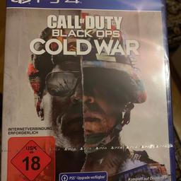 Verkaufe das Spiel Call of Duty Cold War. 
PS4
Es ist NEU OVP in Folie.

Versand möglich 2€