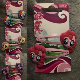 Brand new My Little Pony Hair Slides
Perfect stocking fillers
£1 per pair