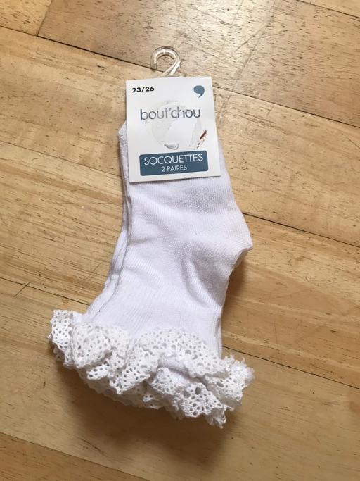 Buy & Sell West London Bedford Park - West London - Photos for White socks girls size 23/26 new