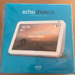 Amazon Echo Show 8 White / Sandstone.

New sealed.

Cash on collection.