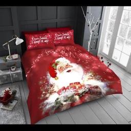 BNWT Santa I want it all Christmas bedding set 
Double 
Comes with cover and 2 pillow cases