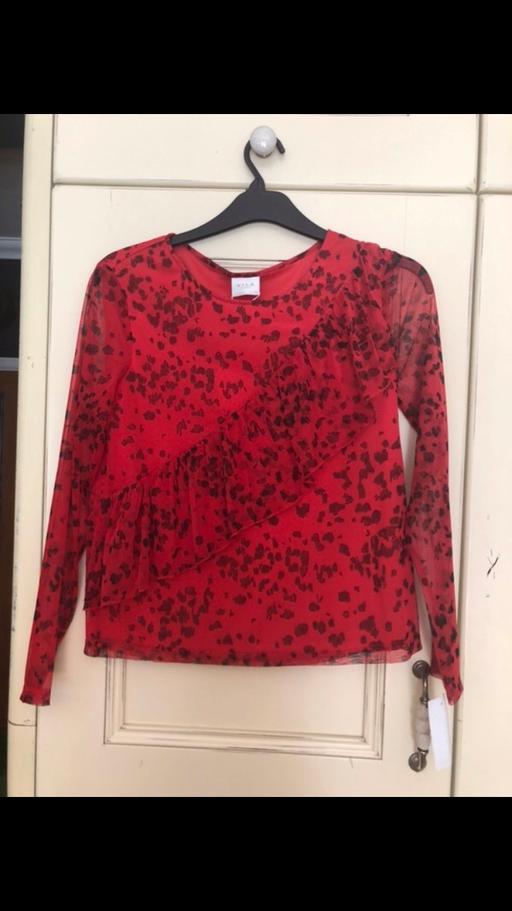 Buy & Sell Kent Maidstone - Photos for new red black leopard print top with tags 12