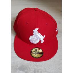 Brand new with tags New Era 59fifty FC Koln Fitted Cap In Red Size 7 1/4 (57.7cms).
This New Era 59FIFTY comes in size 7 1/4 to fit perfectly to your head shape. It comes with a straight visor, so you can give it your individual shape.Fitted
Closed Back
100% Polyester
Hand Wash Only
3D embroidered Fc Koln logo on front. Embroidered New Era logo on side.
Available for delivery to Europe with Royal Mail international standard. For tracked and signed option an extra cost of £4.55 will apply.