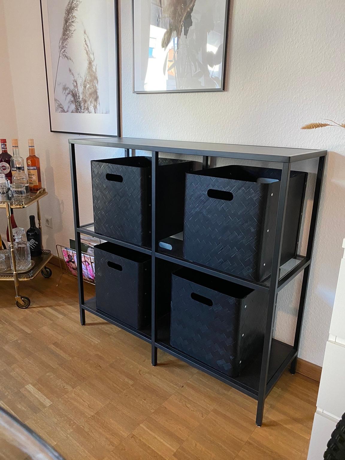 Ikea Regal VITTSJÖ inkl. 4 Aufbewahrungsboxen in 74223 Flein für 60,00