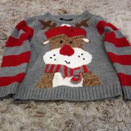Reindeer Christmas Jumper
Age 4-5 Years
George, Asda
Good condition as hardly worn

Collection from DY5 or can post if buyer covers postage