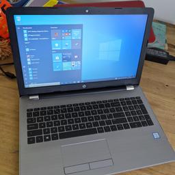 HP 250 G6 Laptop 
Intel Core i5-7200U 2.50GHz, up to 3.10 GHz with Intel Turbo Boost Technology
Graphics: Intel HD Graphics 620 
8GB DDR4 SDRAM 500GB HDD 
Webcam DVD-RW, VGA
HDMI
Headphone/microphone combo jack
LAN
2 x USB 3.1 Gen 1
USB 2.0 SD Memory Card, SDHC Memory Card, SDXC Memory Card
Windows 10 Pro
Microsoft Office 365
Antivirus Protection included

Condition: Laptop is fully functional, is has some dents from previous use but not bad the battery holds a good charge