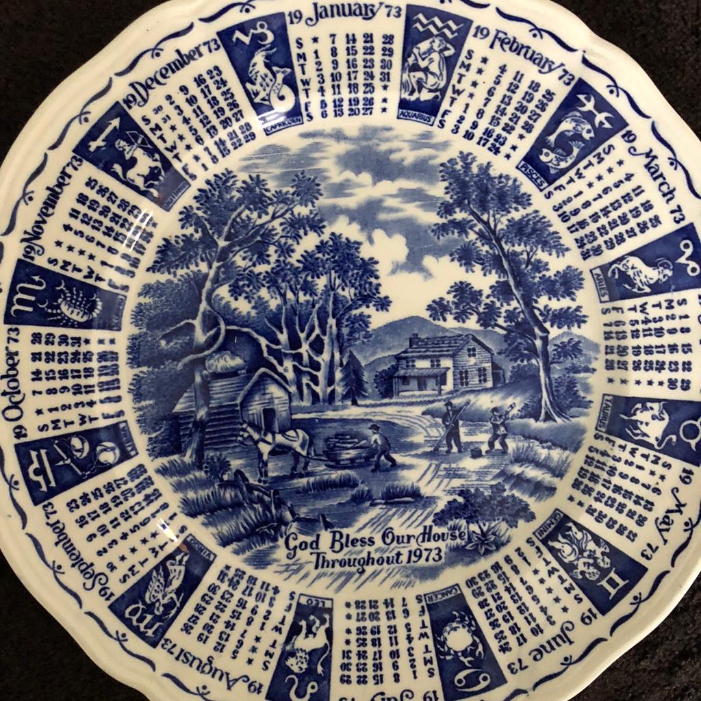 Alfred Meakin calendar plates in SS11 Basildon for £5.00 for sale Shpock