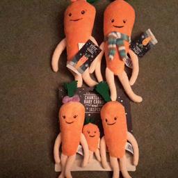 Kevin carrot and family brand new with tags