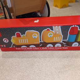 Sadly went a little overboard with Christmas shopping for our LO, and now have to offload a few things he is still too little for so we can cover COVID lack of work and some bills. (Please see my other listings)

Janod Magnetic Train Grue Multi Color. RRP £20. BNIB, never opened, also part of Christmas stash.

Pick up in Battersea Exchange or post at buyer’s cost. OOS. Thank you