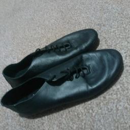 First Position Black Jazz Shoes - size 3 - as new as only worn a couple of times before been outgrown