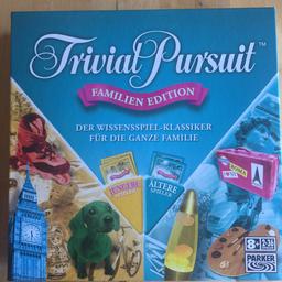 Gesellschaftsspiel Trivial Pursuit Familien Edition für 2-36 Spieler ab 8 Jahren.