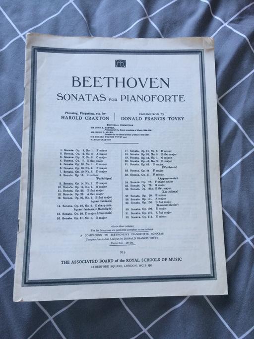 Buy & Sell West Midlands Dudley - Photos for Beethoven sheet music