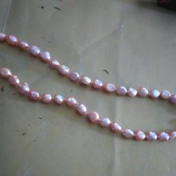 collana NUOVA perle coltivate barocche multicolore.