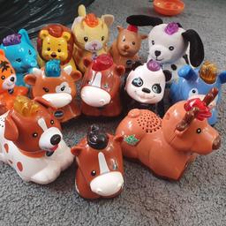 vtech toot toot tree house, with loads of extra track and 13 animals including two plush ones.

collect from sidemoor