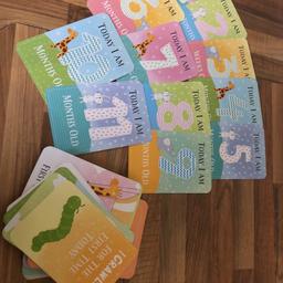 Months counting cards for new baby . Not used but opened pack , batch of achievement cards included . 

From smoke and pet free home 

Free and please pick up