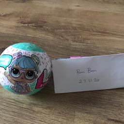 Brand new LOL surprise ball containing the popular doll BonBon

Smoke free home

Astley M29 collection

Payment via Paypal friends/family (or if you prefer to do the other way and pay fees that’s fine) or bank transfer

Please see my other listing for her big sister!