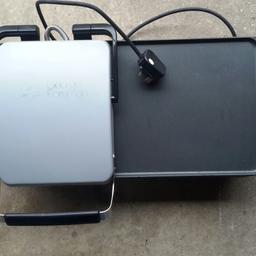 George foreman grill and hot plate hardly used