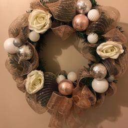 Made to order wreaths,garlands, hatboxes message me for prices etc....