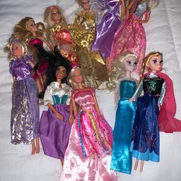 10 different dolls barbie etc 
Free to who event is able to collect 
collection is from L19