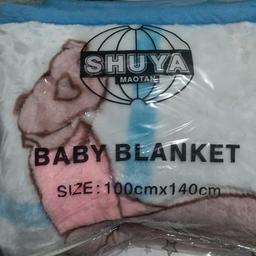 brand new baby blanket in packing